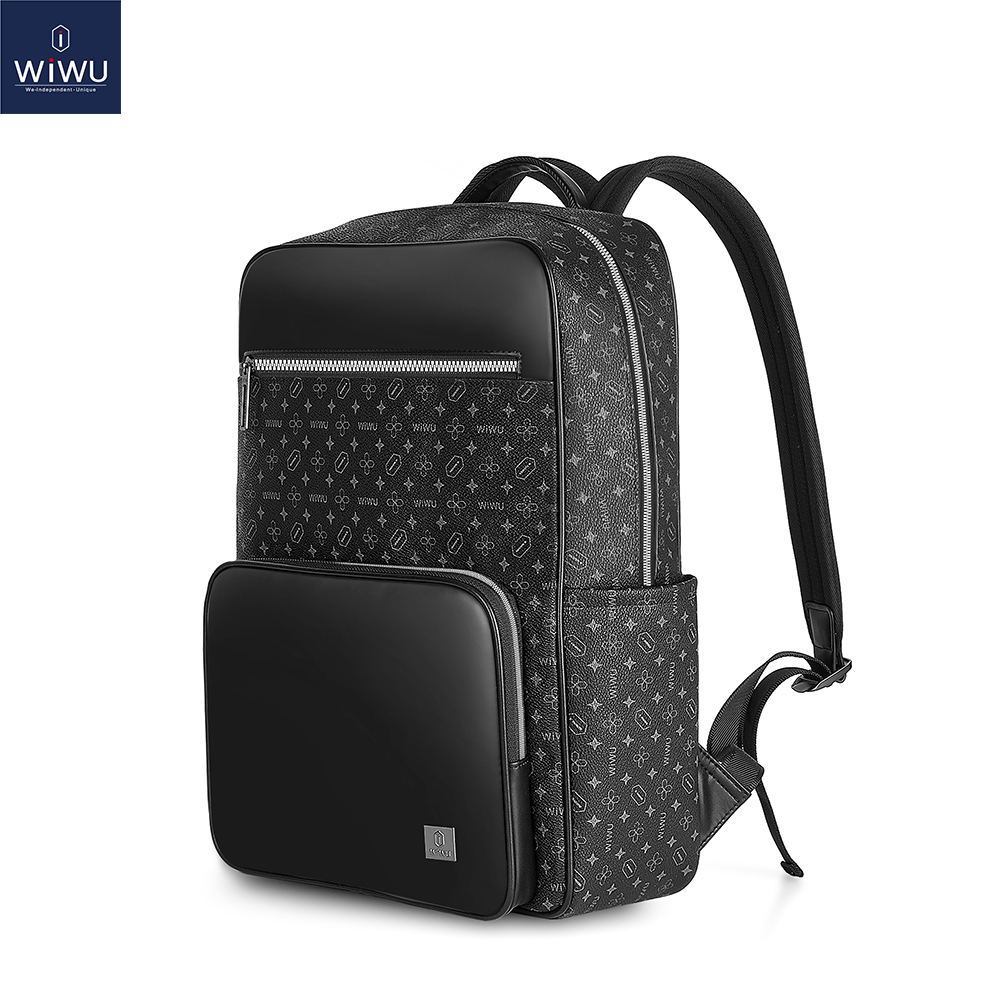 Laptop Backpack 15.6 - WiWU ラップトップバックパック 15.6 インチ PVC 旅行用バックパック