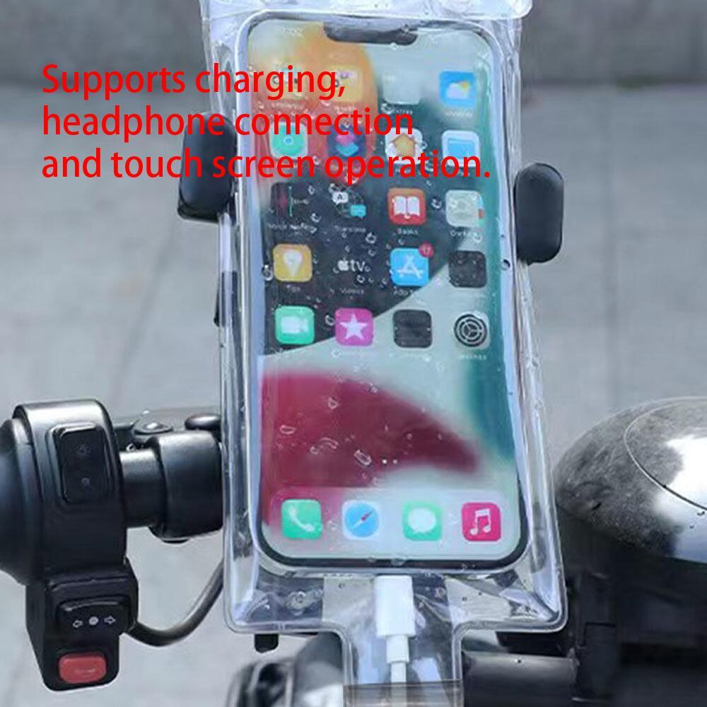 Hydration Pack Outdoor - 防水スマホポーチ、クリアタッチスクリーン対応スマホバッグ、サイクリング専用、アウトドアナビゲーション用保護ケース
