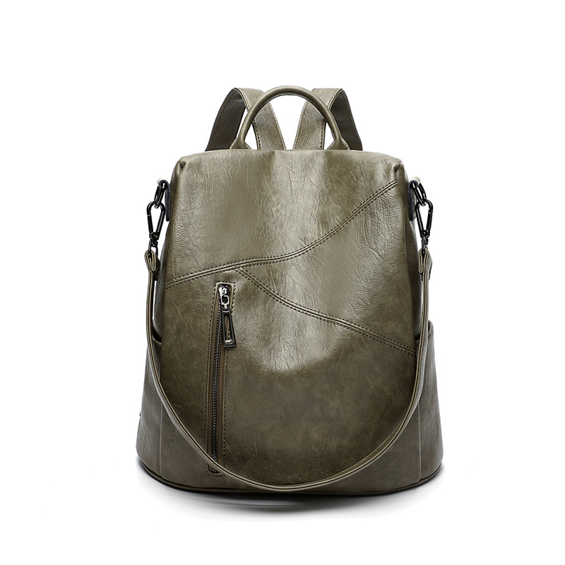 Travel Backpack Anti Theft - 韓国風レディースバックパック、新型多機能ソフトレザーバックパック、大容量カジュアル盗難防止多目的トラベルバッグ