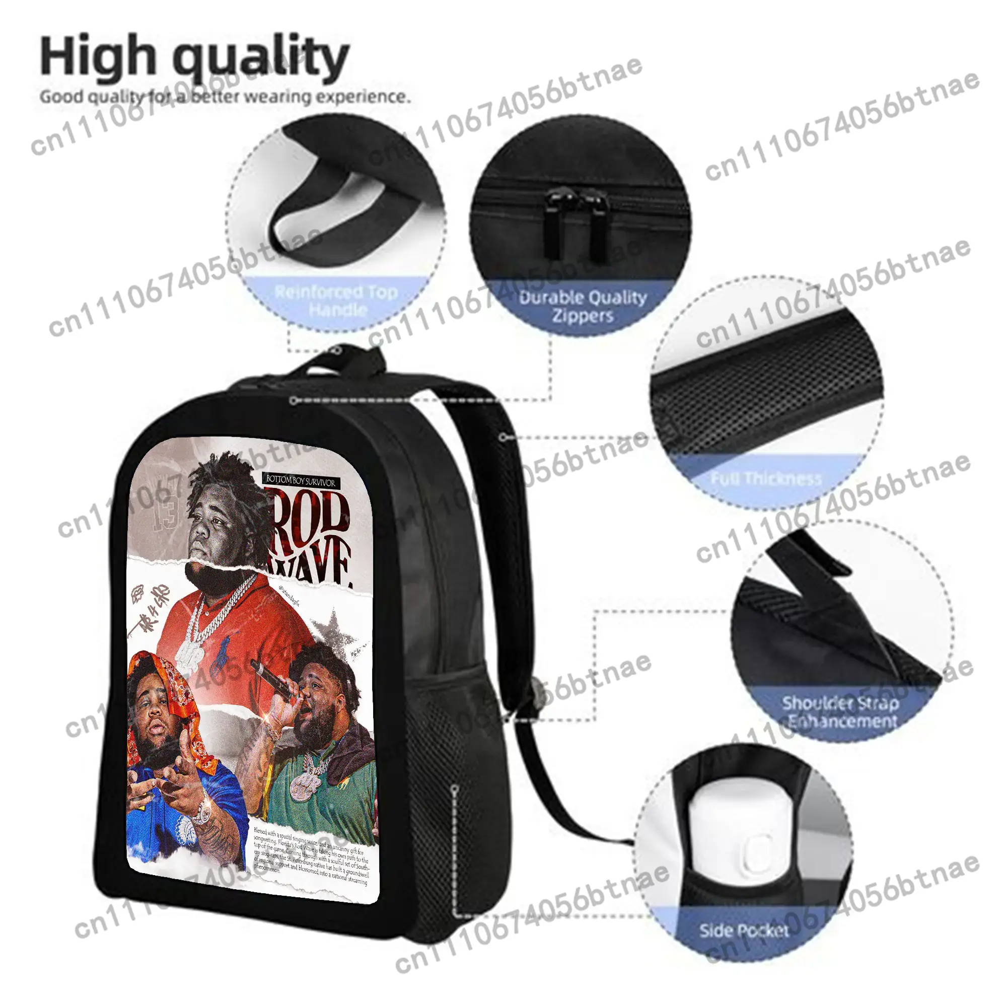女の子向けのロッドウェーブバックパック、かわいいスクールバッ - School Backpack Teen のレビューと価格