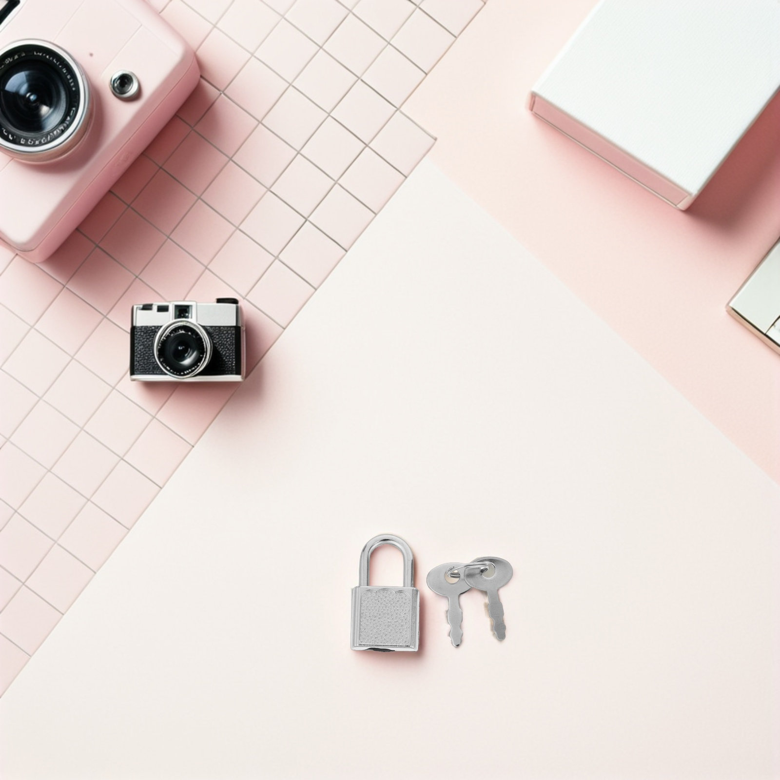 10セット ミニ海賊ロックキーコンボ ヴィンテージメタルチェ - Backpack Lock Combo のレビューと価格
