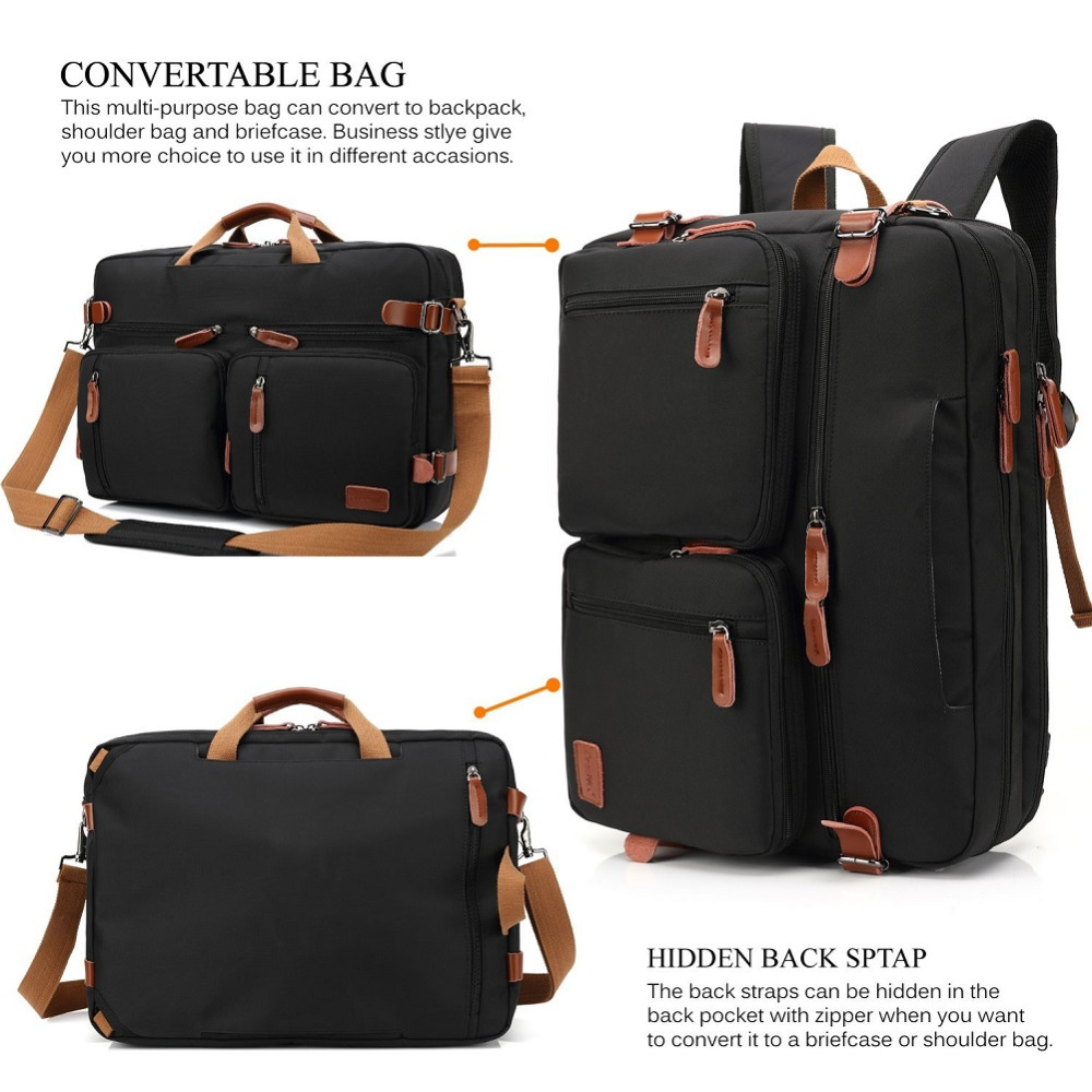 3-in-1 多機能コンバーチブルラップトップバックパック  - Laptop Backpack 15.6 のレビューと価格