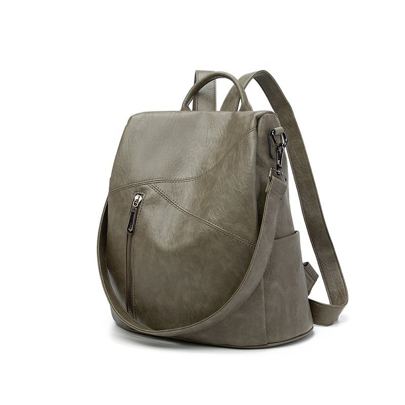 韓国風レディースバックパック、新型多機能ソフトレザーバックパ - Travel Backpack Anti Theft のレビューと価格